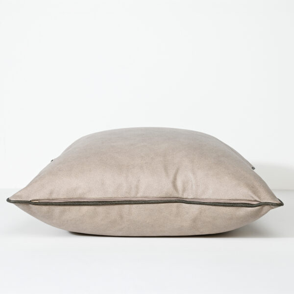 Art Leather Taupe - Vinyl Cushion - 57 X 57 - Image 3