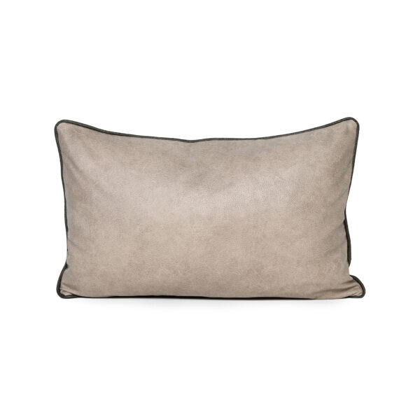 Art Leather Taupe - Vinyl Cushion - 37 X 57