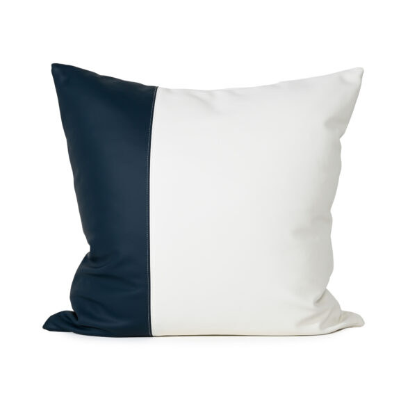 Nautical Smooth White - Vinyl Cushion - 57 X 57