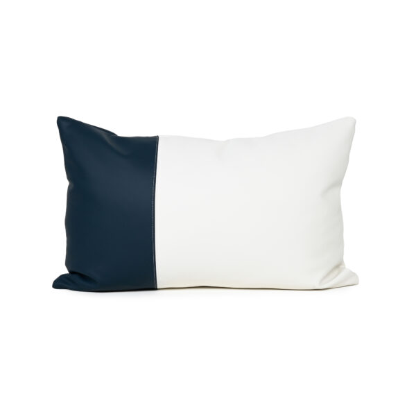 Nautical Smooth White - Vinyl Cushion - 37 X 57