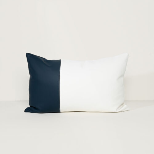 Nautical Smooth White - Vinyl Cushion - 37 X 57