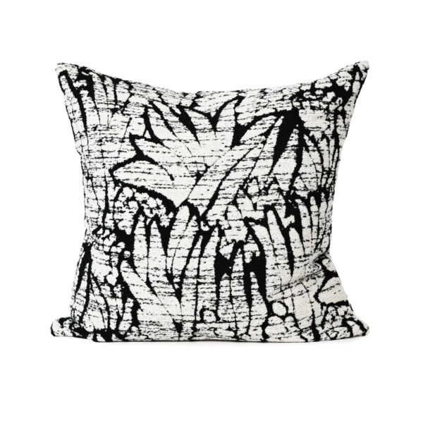 Black Palm - Fabric Cushion - 57 X 57