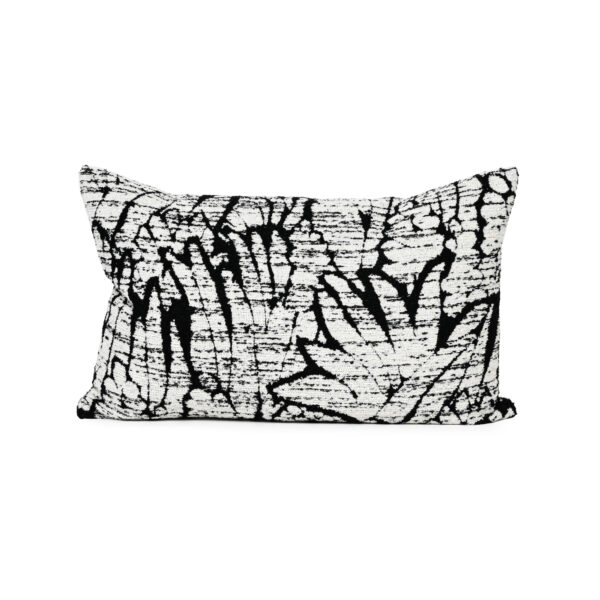 Black Palm - Fabric Cushion - 37 X 57