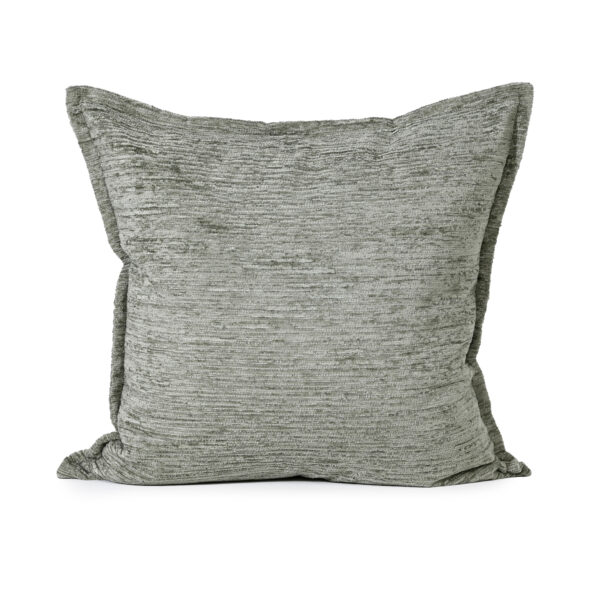 Ruffled Sage - Fabric Cushion - 57 X 57