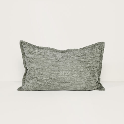 Ruffled Sage - Fabric Cushion - 37 X 57