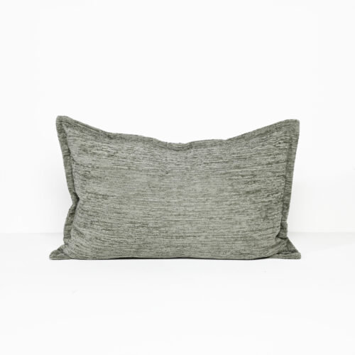 Ruffled Sage - Fabric Cushion - 37 X 57