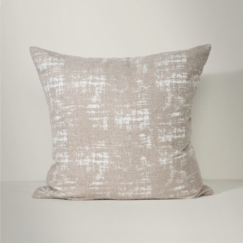 Stormy Oat - Fabric Cushion - 57 X 57