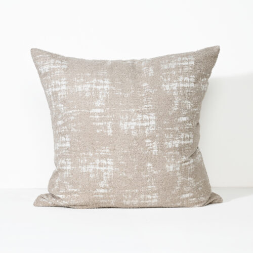 Stormy Oat - Fabric Cushion - 57 X 57