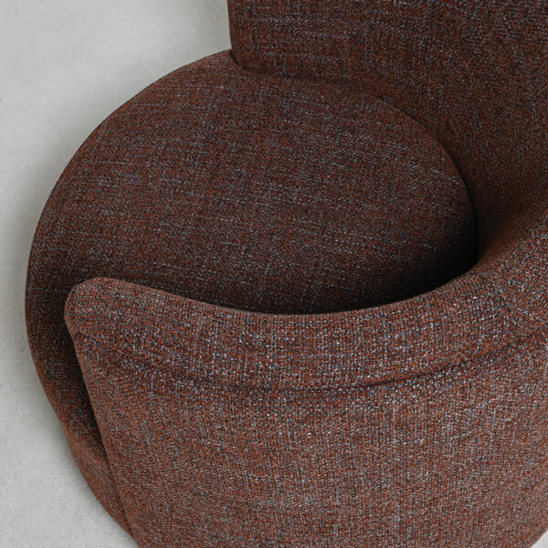 Havana Swivel Chair - Mocha Caramel - Image 6