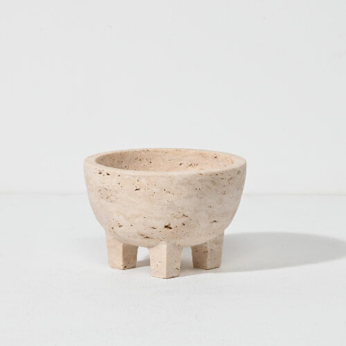 Namib  Bowl - Travertine