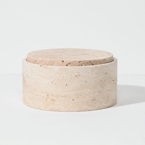 Namib Vessel - Lrg - Travertine