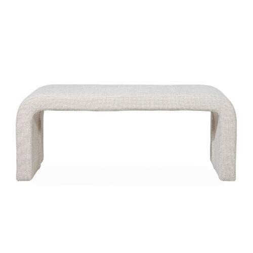 Lyon Bench Arch Ottoman - Chacha Beige