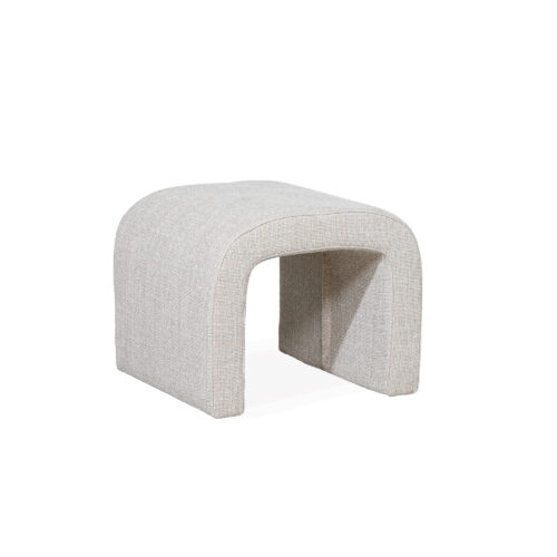 Lyon Small Arch Ottoman - Chacha Beige