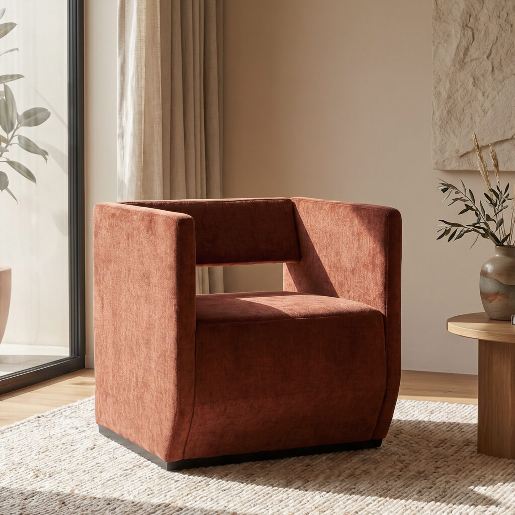 Square Tub chair, Occasional chair