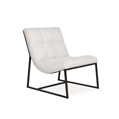 Moulin Lounge Chair - Forza Natural - Brushed Dark Bronze Leg