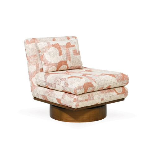 Aruba Swivel Chair - Belgian Terracotta