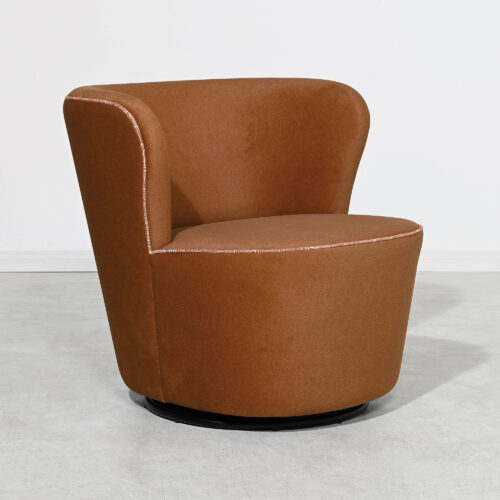 Coco Swivel Chair - Toba Mohair