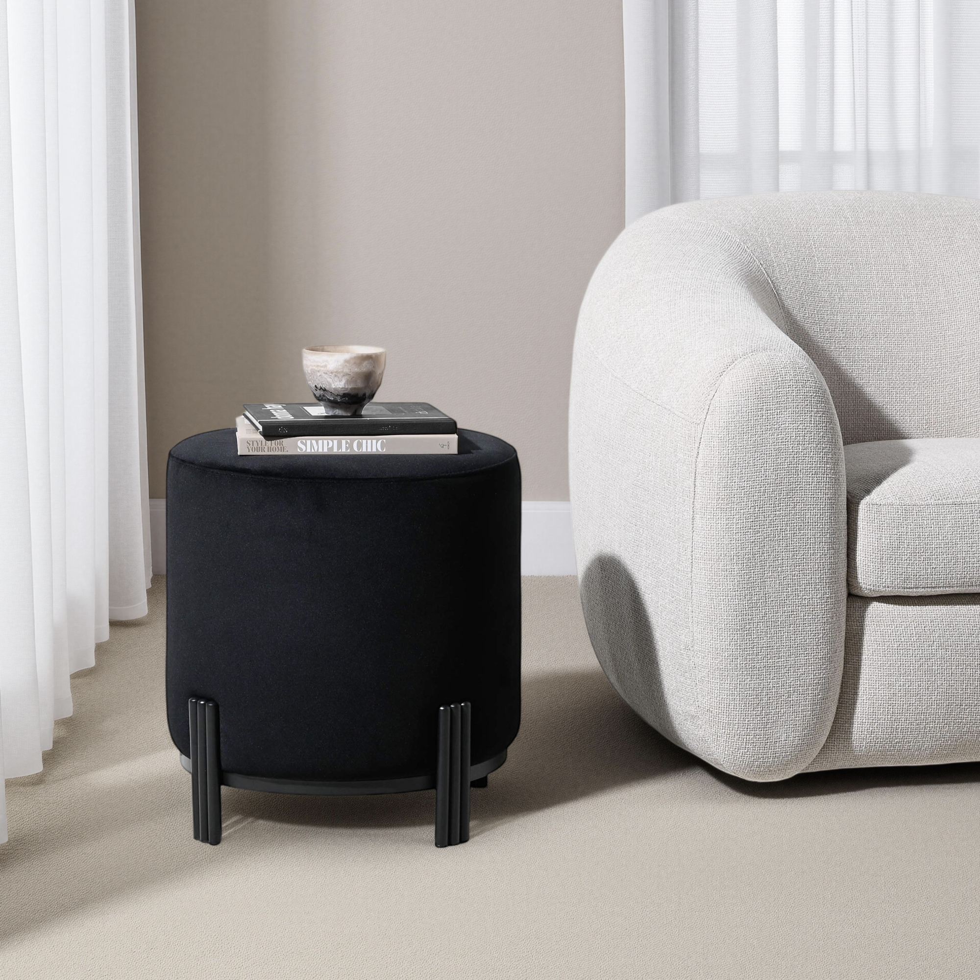 Luca Ottoman - Black - Image 2