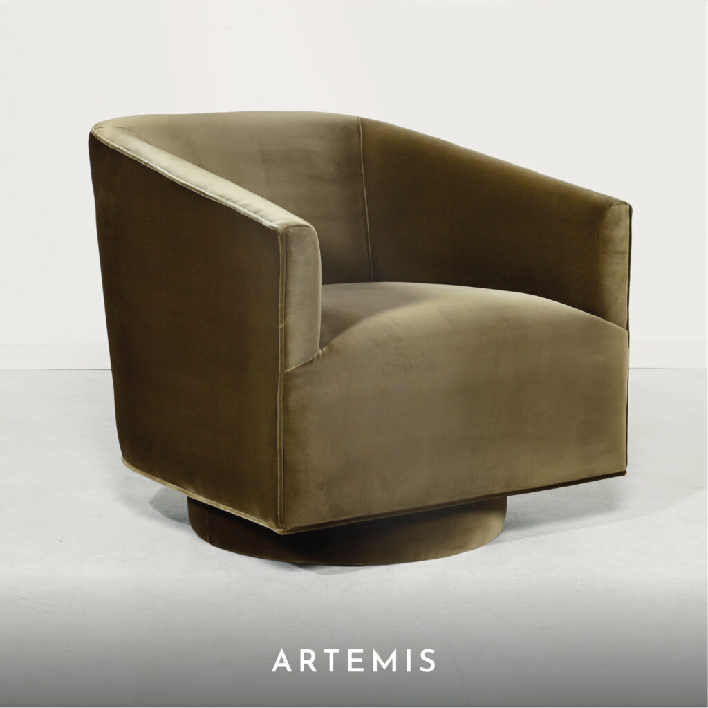 green velvet accent chair