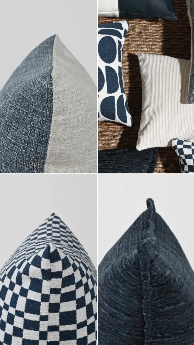 White-washed stone and indigo oceans inspire an eclectic selection of fabrics to create our distinctive coastal collection. Geometric weaves, silicone leather and cut velvet create a rich and inviting experience. #designercushions #cushions #darcyandduke #designtrove #sablecushions #featherfills #velvet #cut #fabrics #velvets #oceanlove #wash #stone #naturalleather #collection #weaves #washed #experience #weave #cushion #oceanlife #inspire #create #indigo #oceans #fabric #silicone #leathers