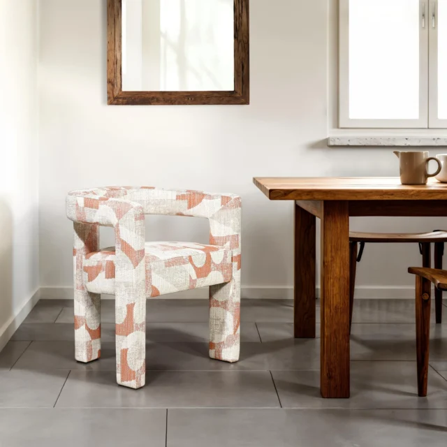 The Lyon Chair is a refined and sculptural piece that effortlessly bridges the line between dining and occasional seating. With a distinctive silhouette defined by rounded legs, a low sculpted backrest, and fully upholstered surfaces, this chair offers both elevated design and luxurious comfort.