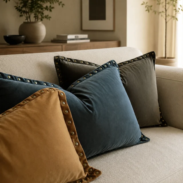 Bring any space to life with our luxurious and soft feather filled double sided velvet cushions. Featuring a concealed zip and stitched edge, the versatile colour pallet of this collection is designed to be a staple in any interior design setting. Available in a square and rectangular shape.